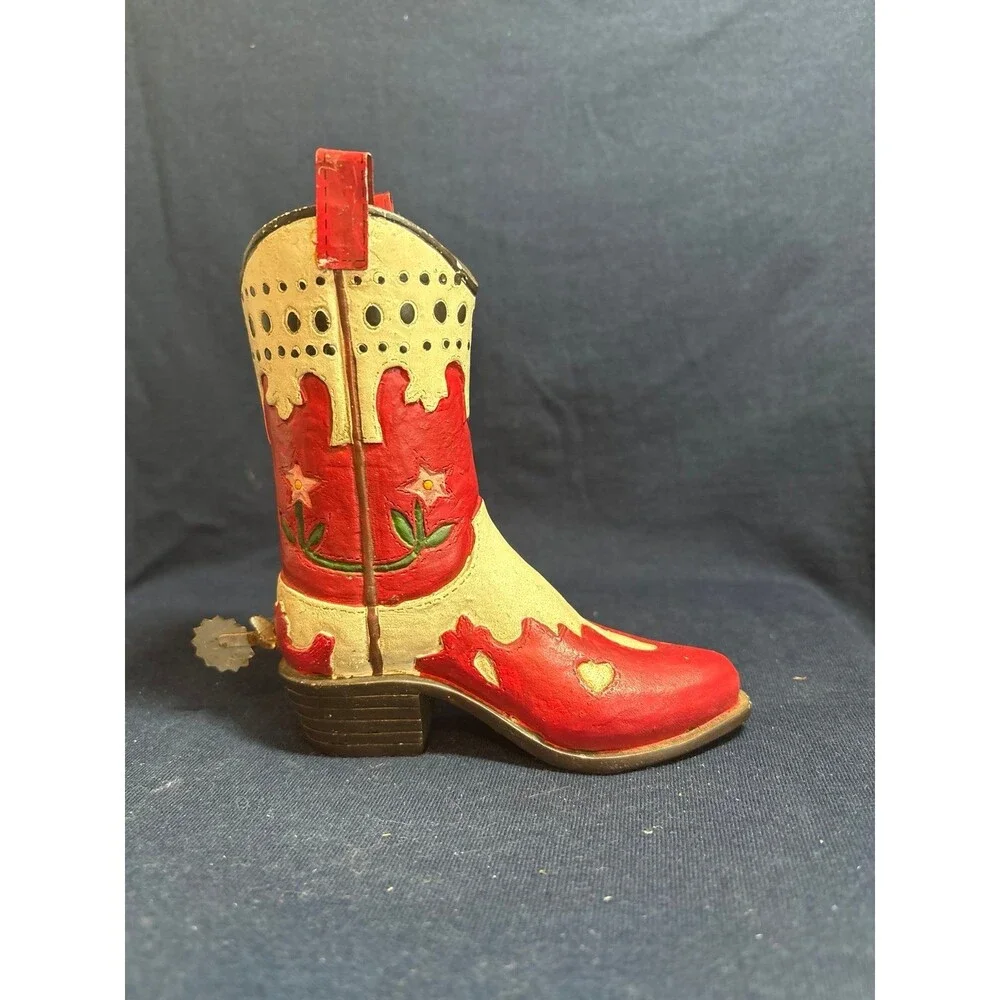 Cowboy boot vase